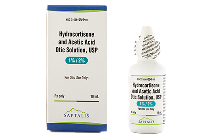 Hydrocortisone and Acetic Acid Otic Solution, USP 1%/2%