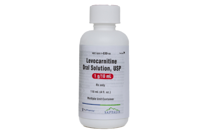 Levocarnitine Oral solution,  USP 1 g/10 mL