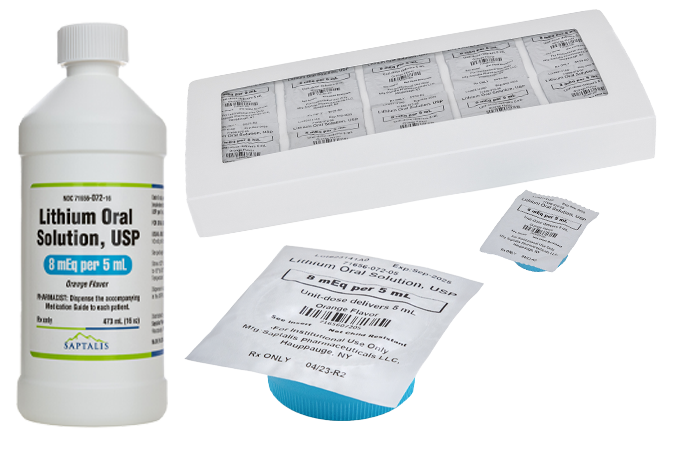Lithium Oral Solution, USP 8 mEq/5 mL