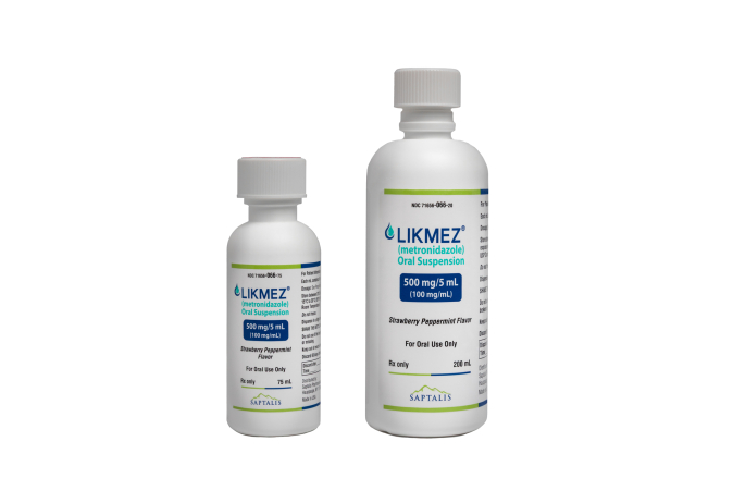 LIKMEZ<sup STYLE="font-size:65%">®</sup> (metronidazole) Oral Suspension 500 mg/5mL (100mg/mL)